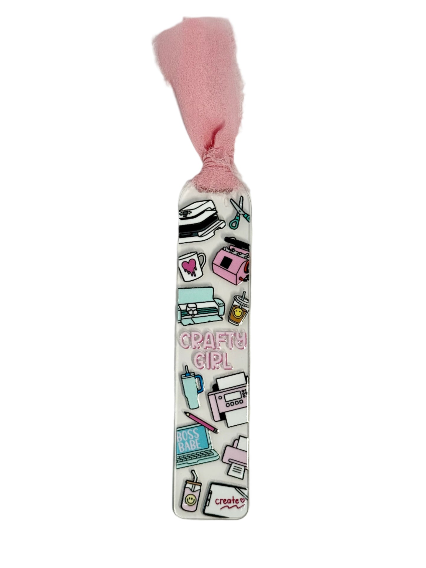 ACRYLIC BOOKMARK - CRAFTY GIRL