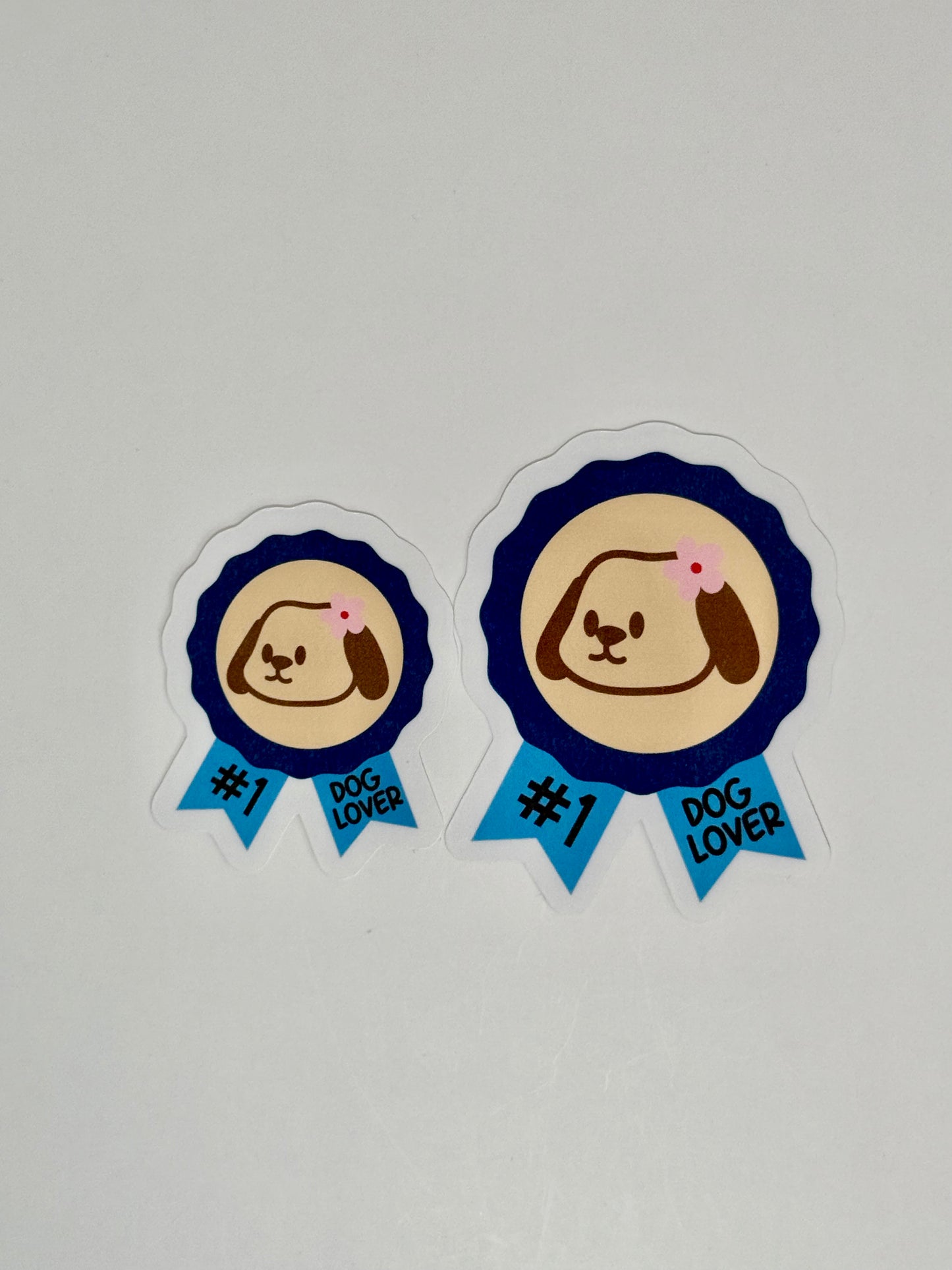 #1 DOG LOVER STICKER