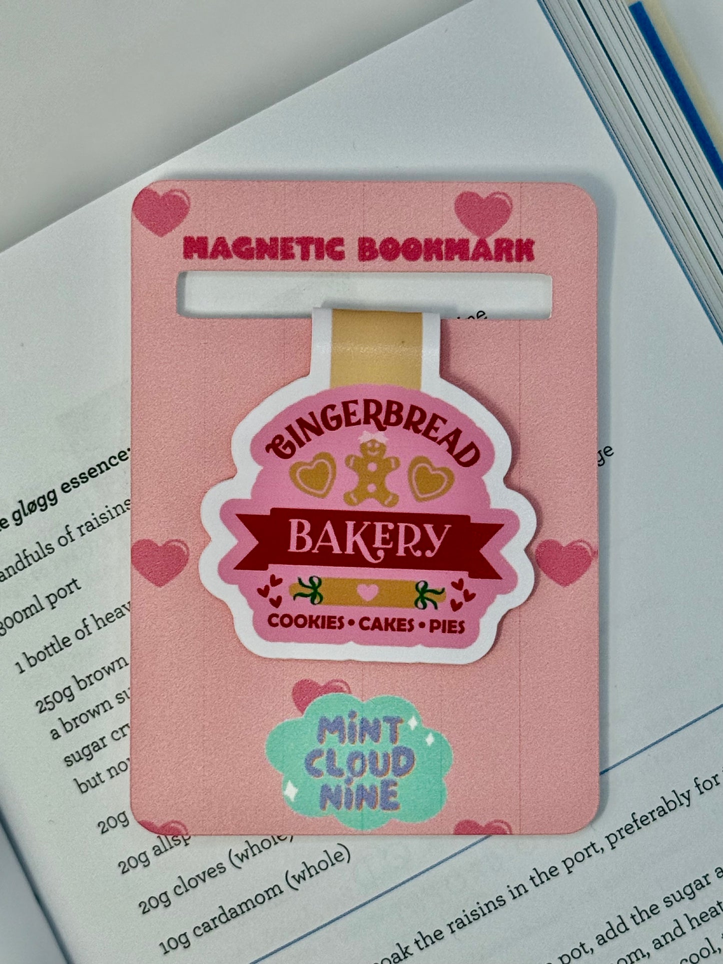 MAGNETIC BOOKMARK - HAPPY HOLIDAYS BOO