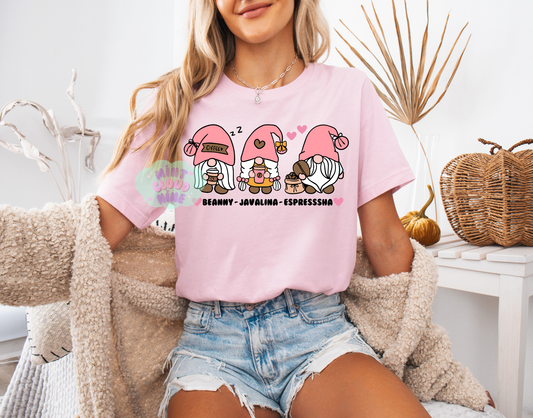 T-SHIRT - COFFEE GNOME SISTERS