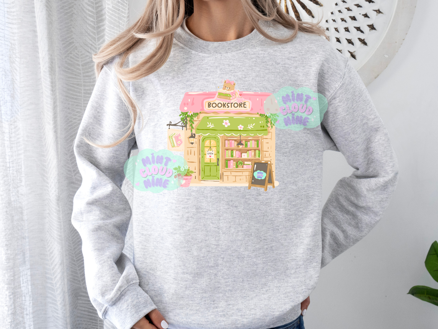CREWNECK - BEAR BOOKSTORE
