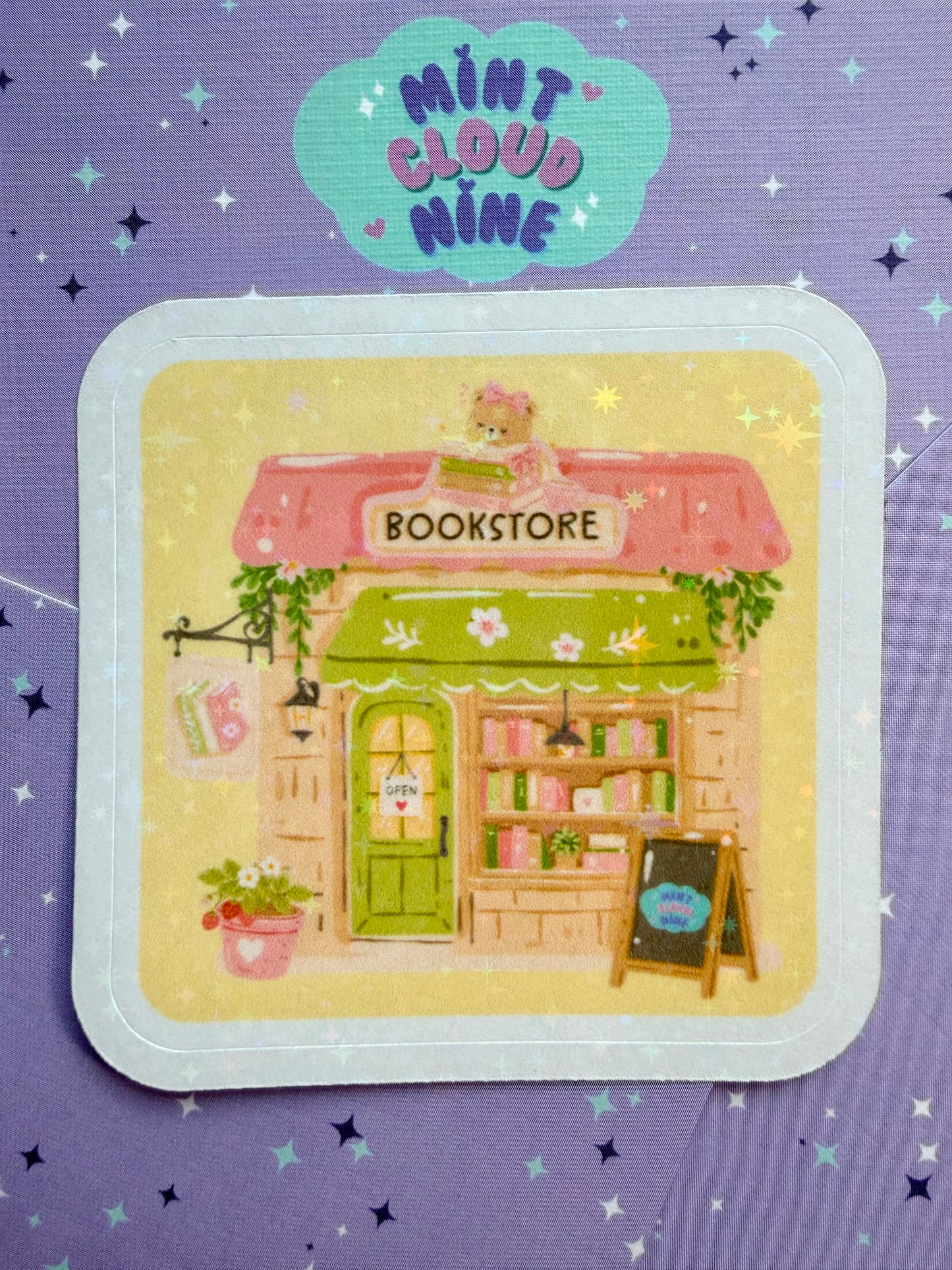 EASY PEEL STICKER - BOOKISH BEAR BOOKSTORE