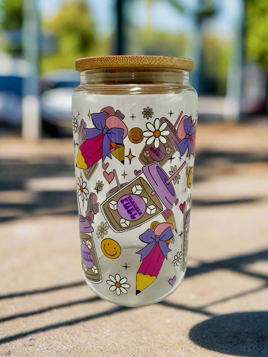 CAN GLASS CUP - TEACHER FUEL
