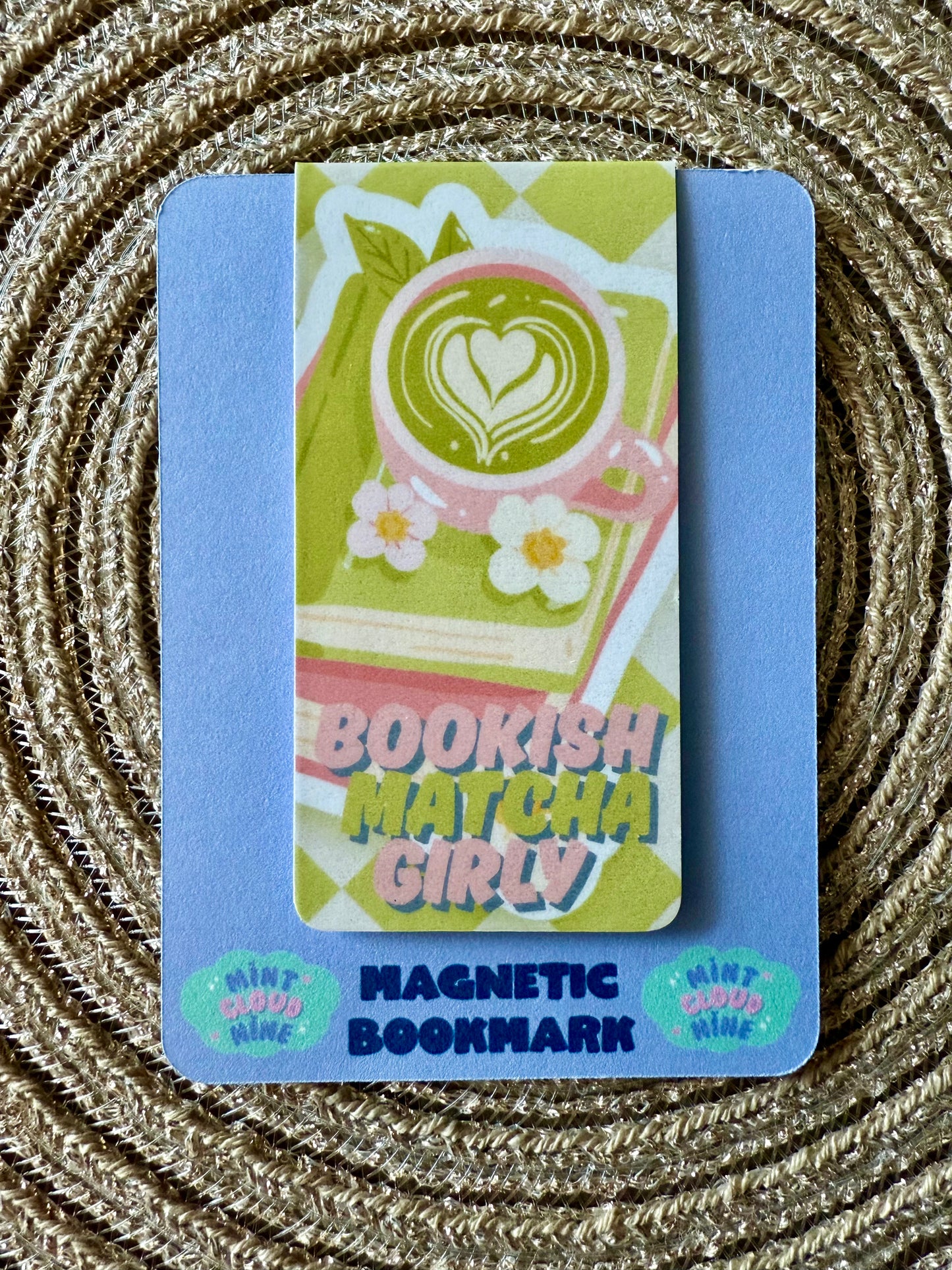 EVEN MAGNETIC BOOKMARK - BOOKISH MATCHA GIRLY