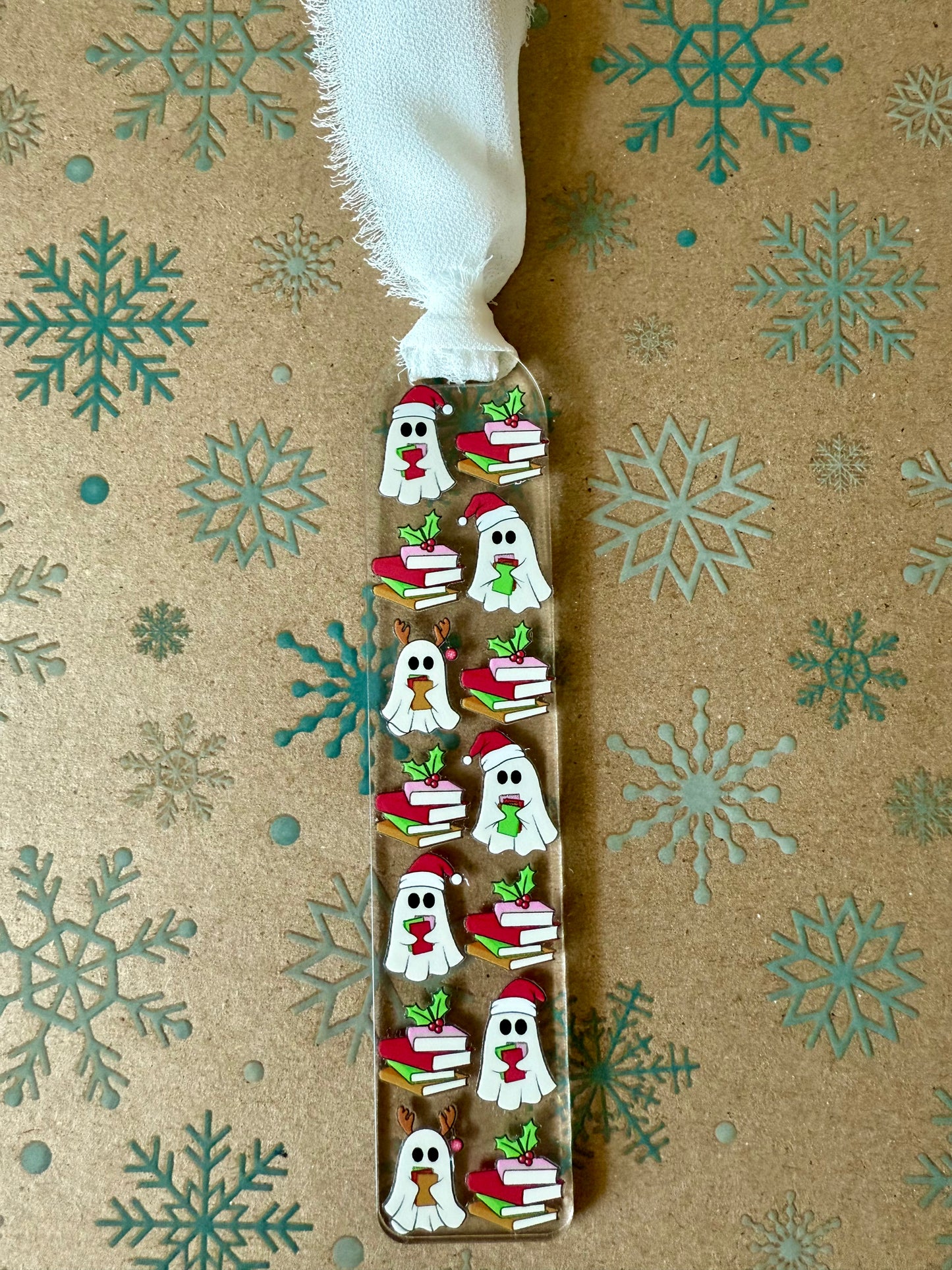 ACRYLIC BOOKMARK - BOOKISH HOLIDAY BOO