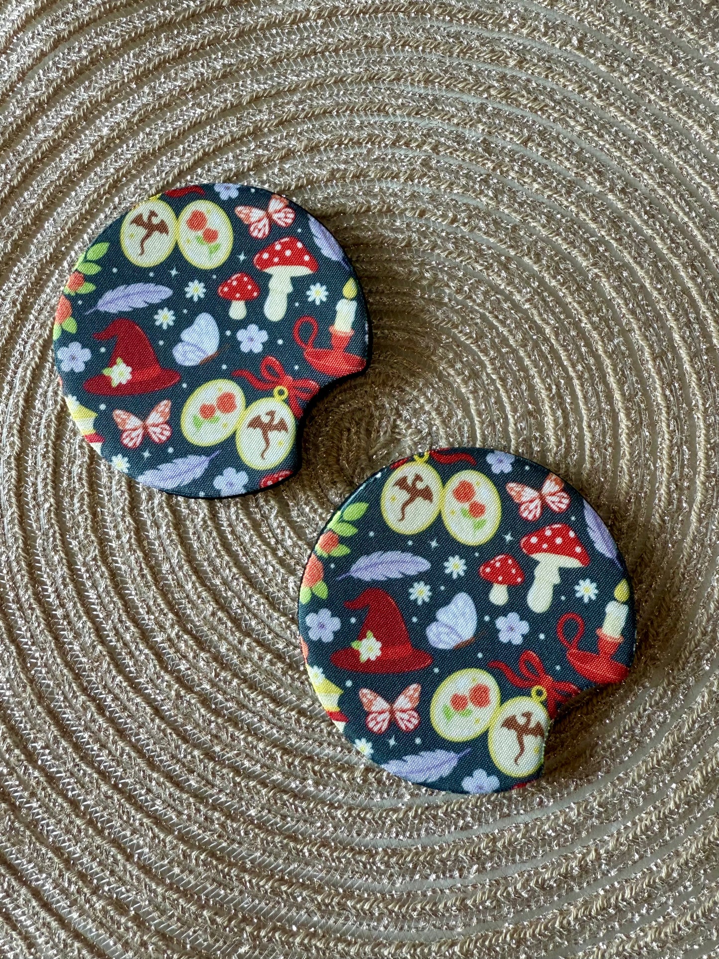 CAR COASTER SET - BOOKISH FANTASY