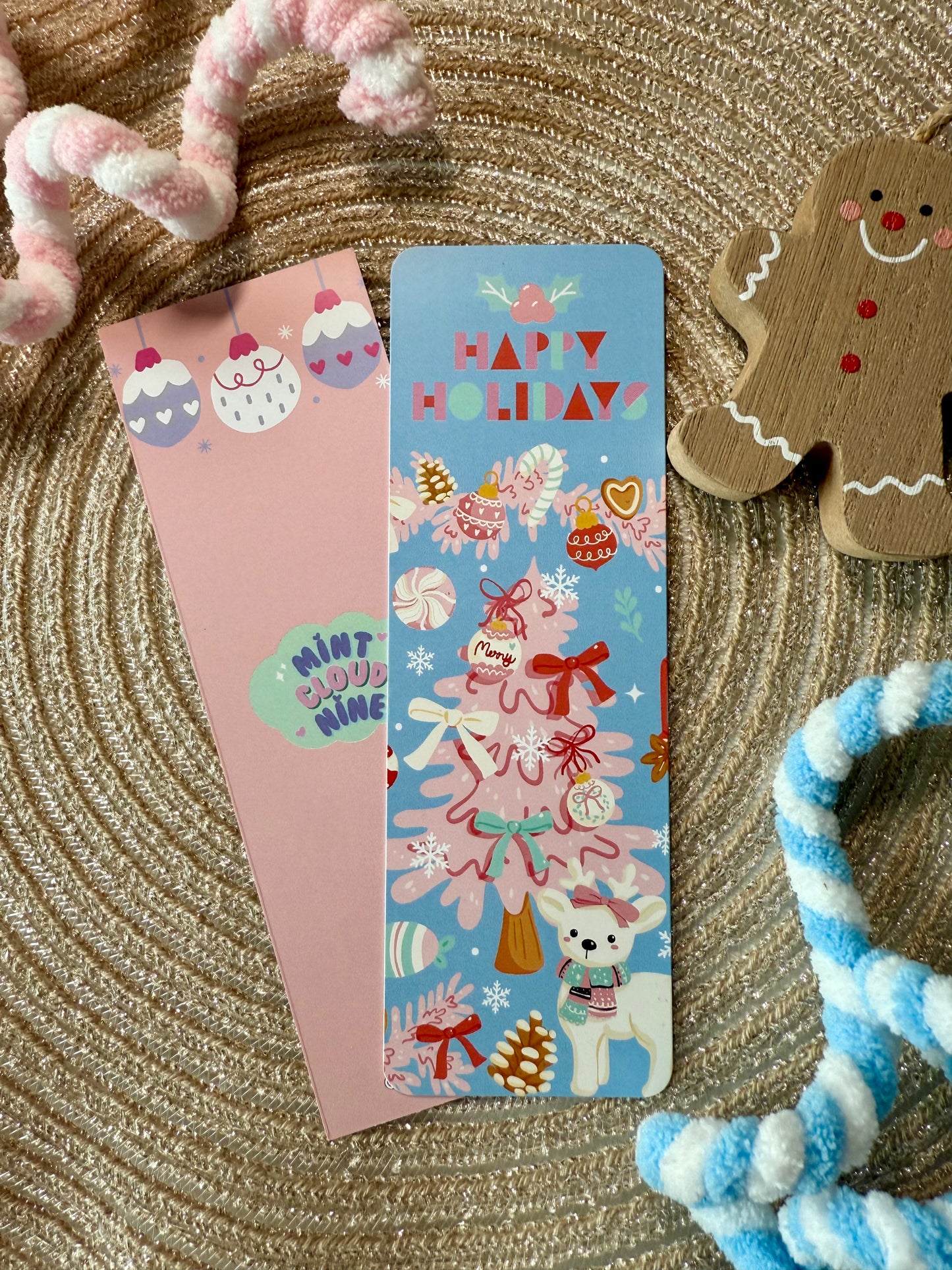 ECO BOOKMARK - HAPPY HOLIDAYS
