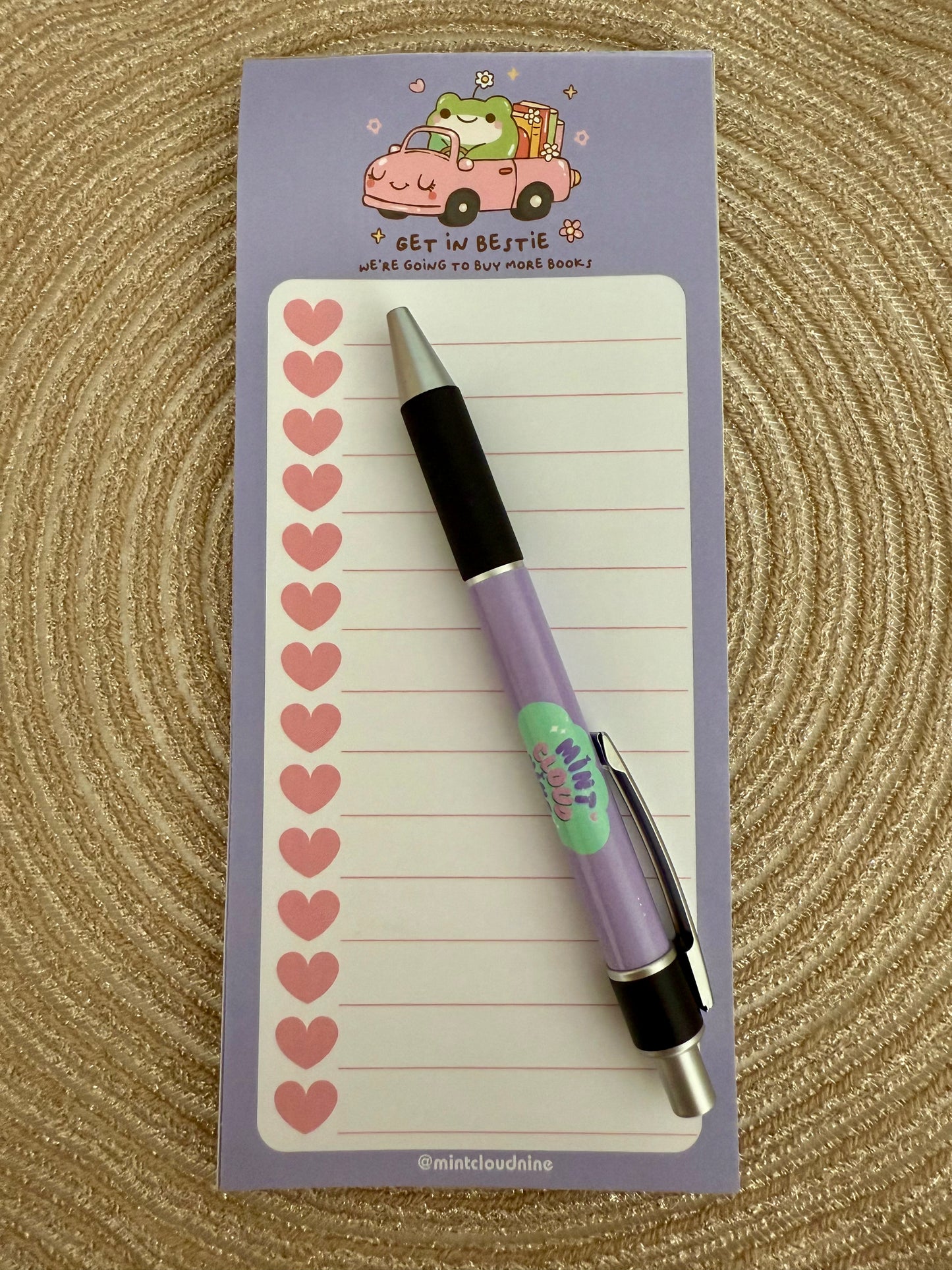 NOTEPAD - BOOKISH FROG