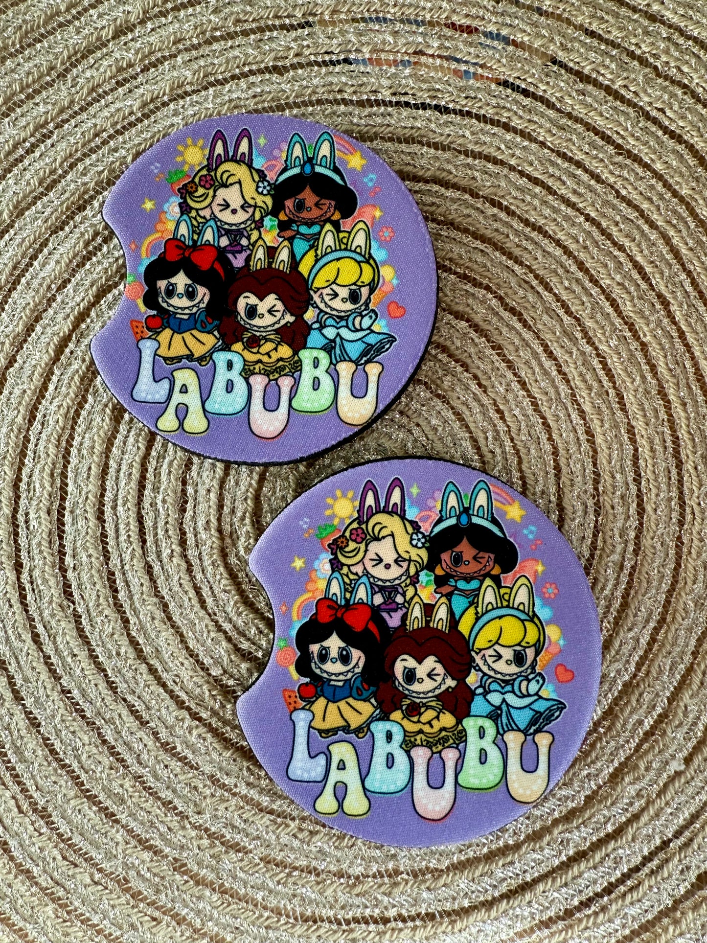 CAR COASTER SET - LABUBU PRINCESS