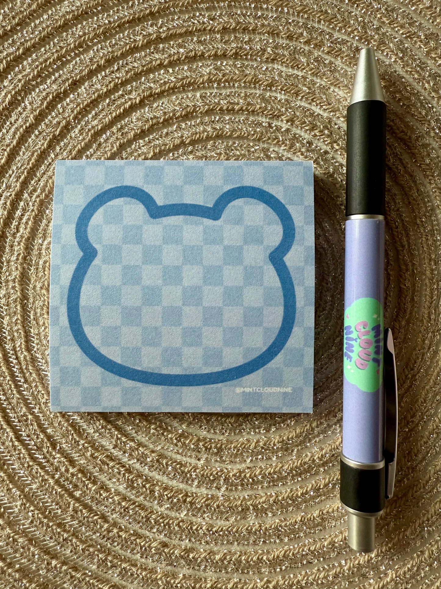 STICKY NOTES - BEARY BLUE STICKY NOTE