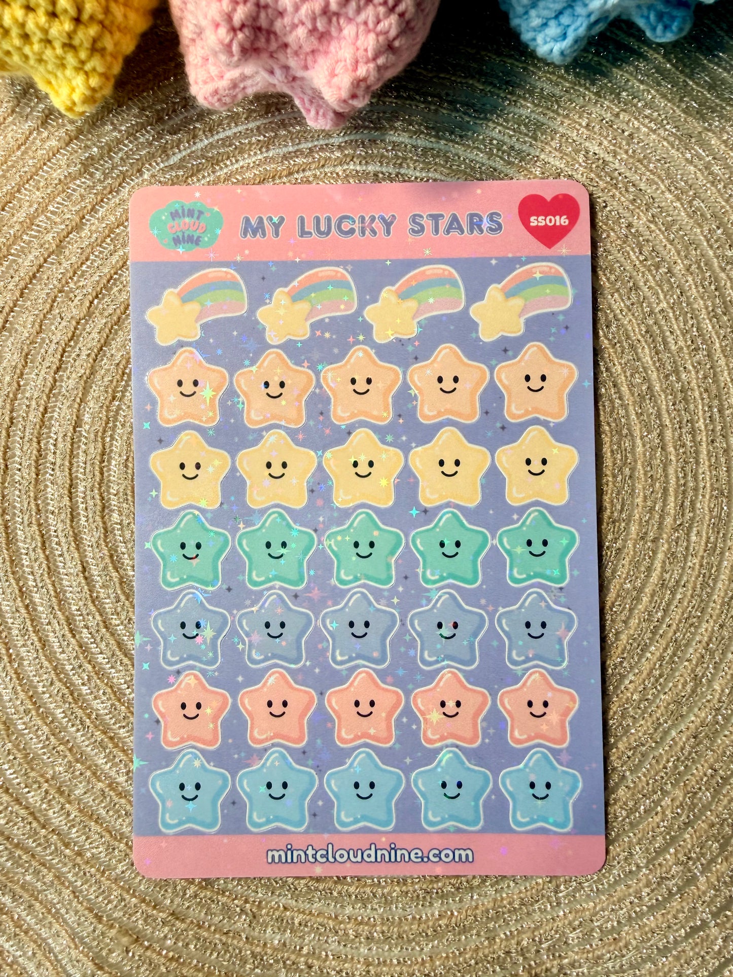 STICKER SHEET 016 - MY LUCKY STARS