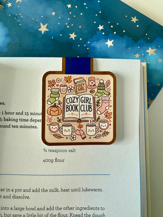 MAGNETIC BOOKMARK - COZY GIRL BOOK CLUB