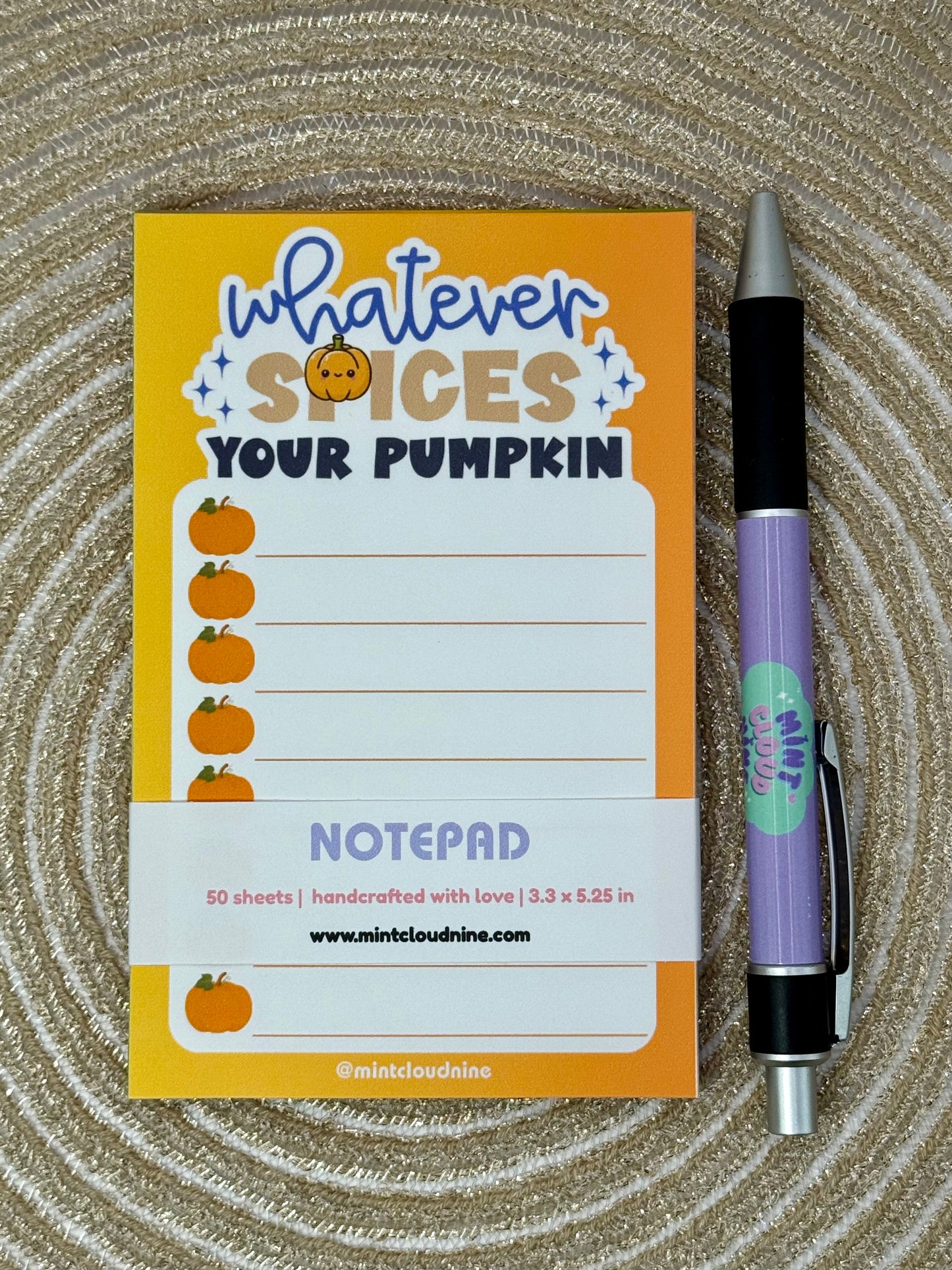 MEMO PAD - WHATEVER SPICES YOUR PUMPKIN