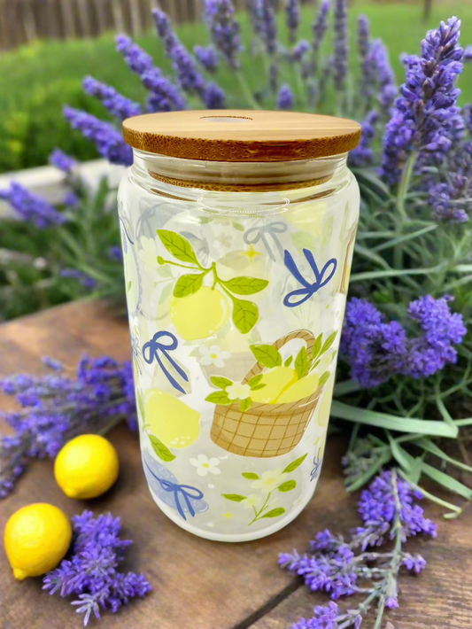 CAN GLASS CUP - LEMON COTTAGE