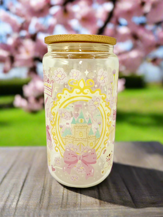 CAN GLASS CUP - BOOKISH PRINCESS