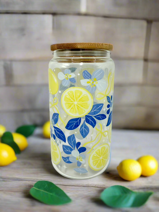 CAN GLASS CUP - BLUE LEMONADE