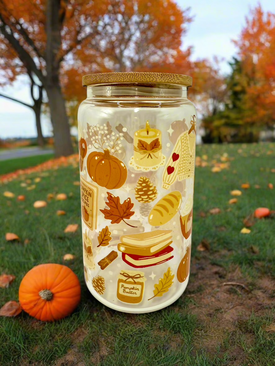 CAN GLASS CUP - PUMPKIN SPICE EVERYTHING