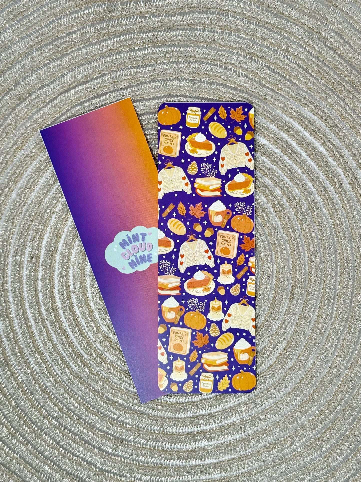 ECO BOOKMARK - CARDIGAN & PUMPKIN SPICE