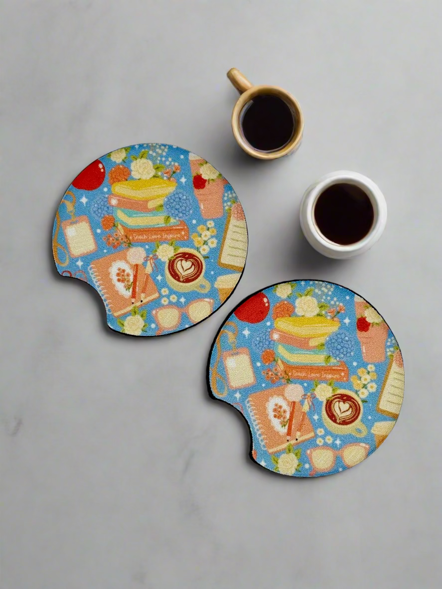 CAR COASTER SET - TEACH, LOVE, INSPIRE