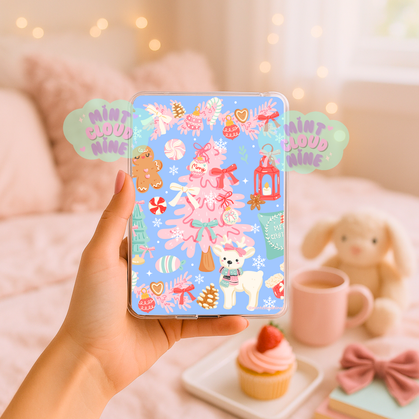DRESS UP THE KINDLE INSERT - PASTEL CHRISTMAS