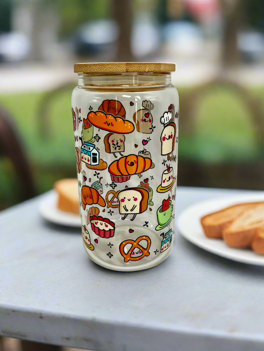 CAN GLASS CUP - BREAKFAST CLUB