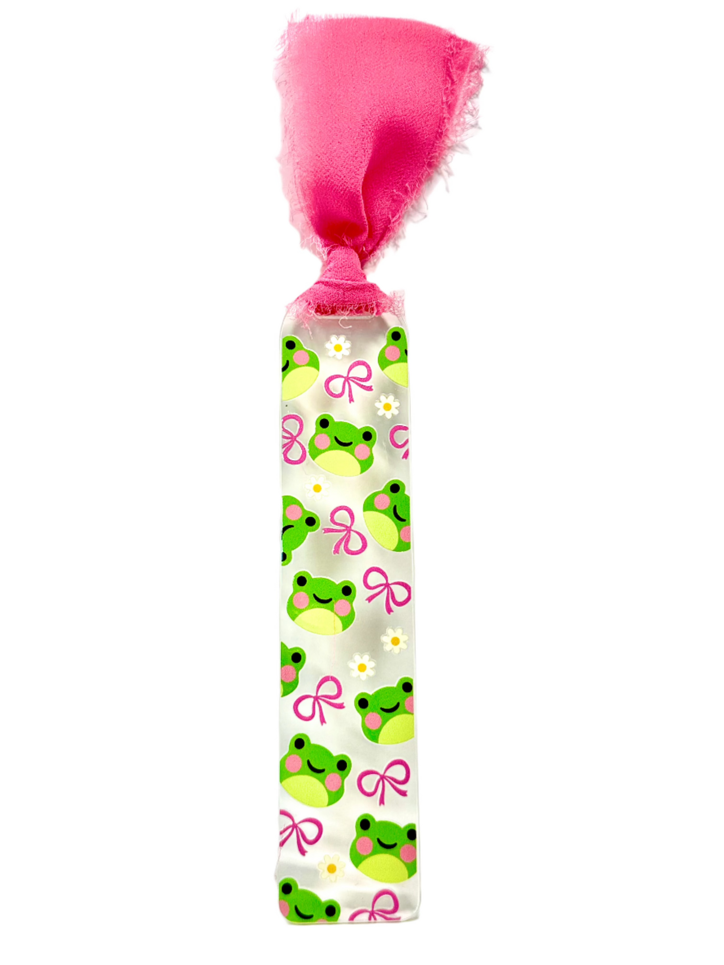 ACRYLIC BOOKMARK - FROGGY BOW