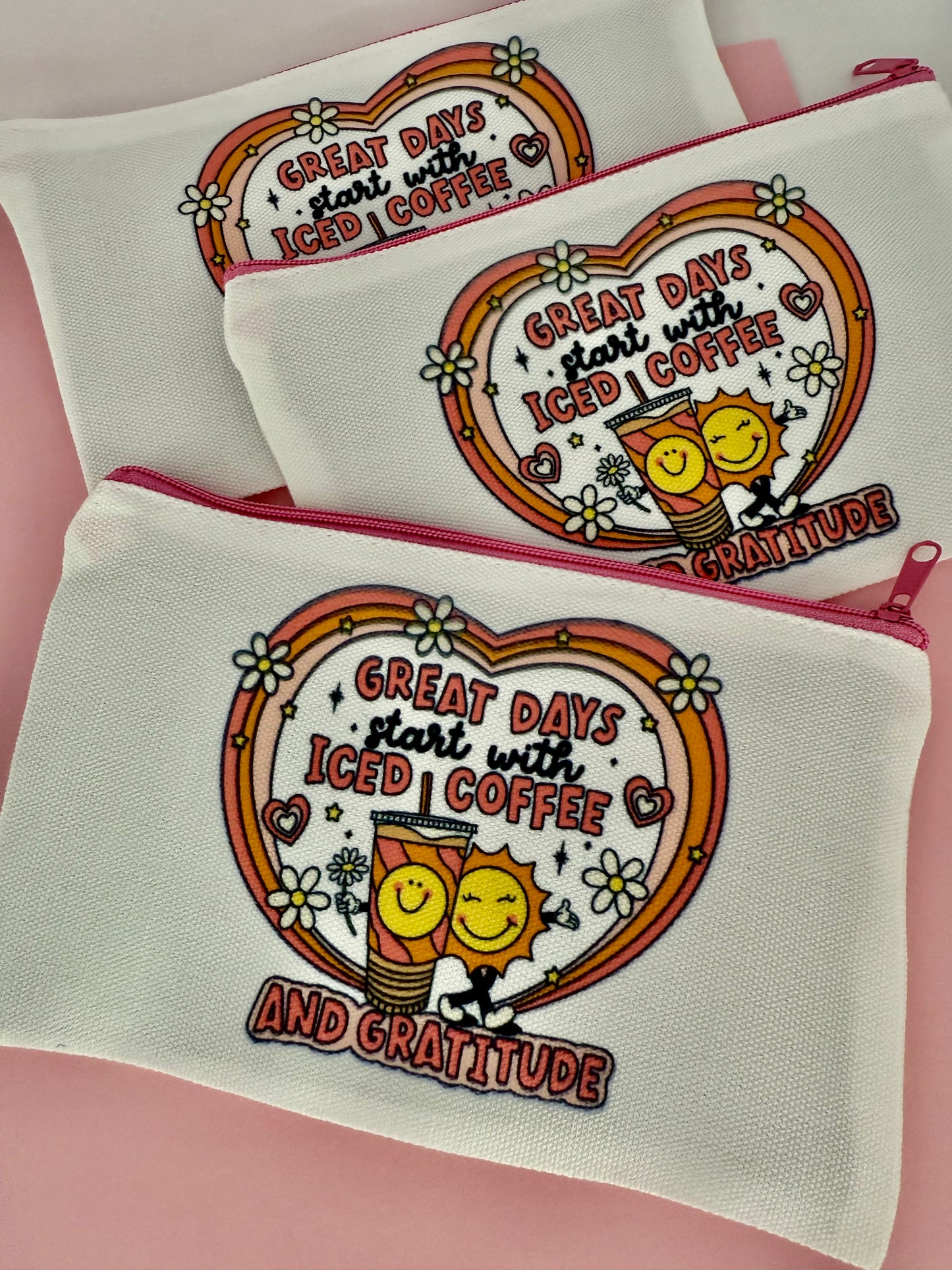 ANYTHING POUCH - ICED COFFEE AND GRATITUDE