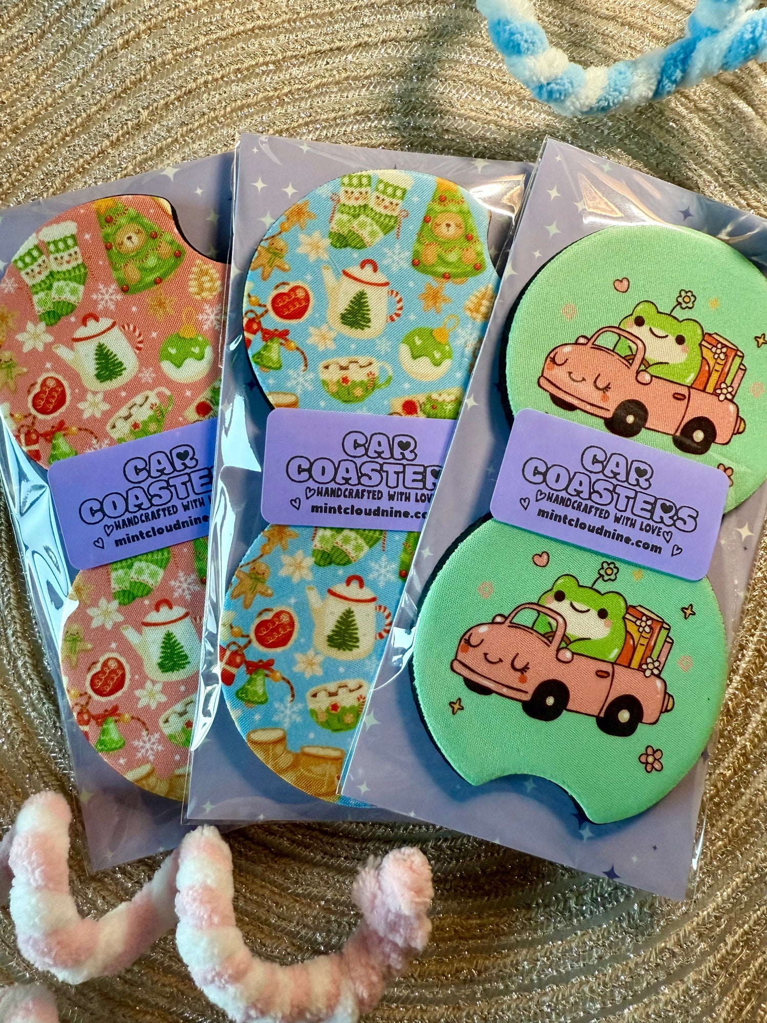 CAR COASTER SET