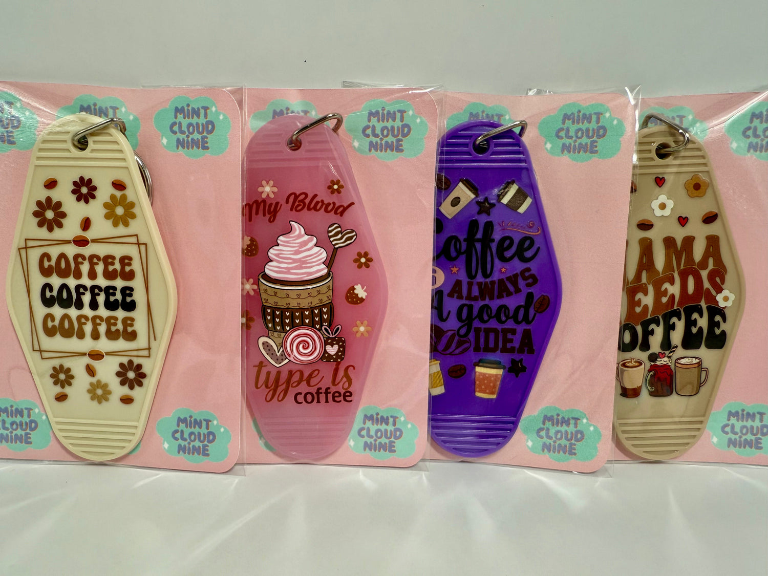 RETRO MOTEL KEYCHAINS