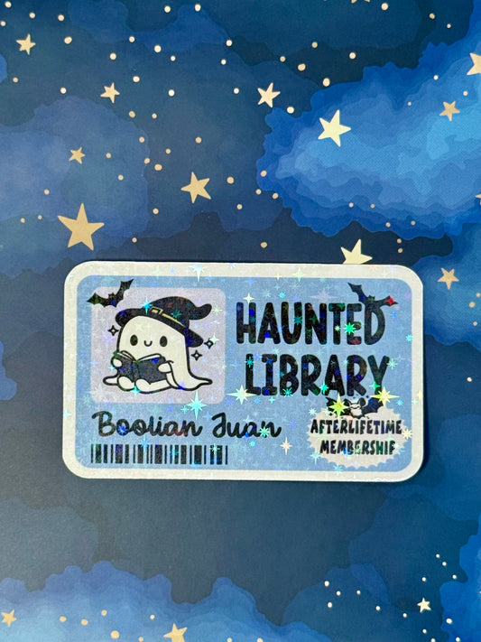 HAUNTED LIBRARY - LARGE *NAME CUSTOMIZATION AVAILABLE*
