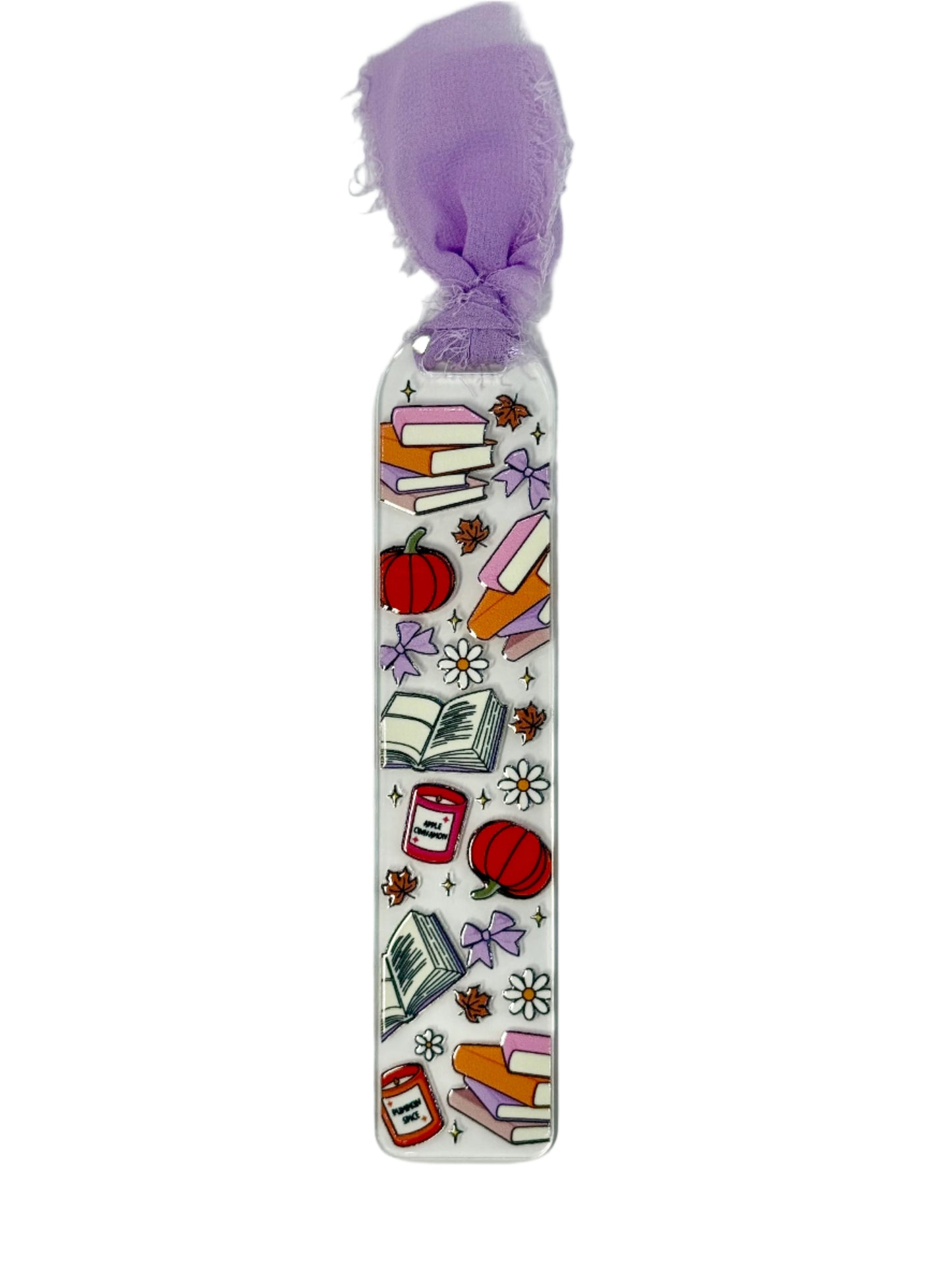 ACRYLIC BOOKMARK - FALL BOOKISH GIRLIE