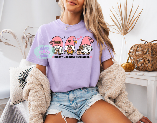 T-SHIRT - COFFEE GNOME SISTERS