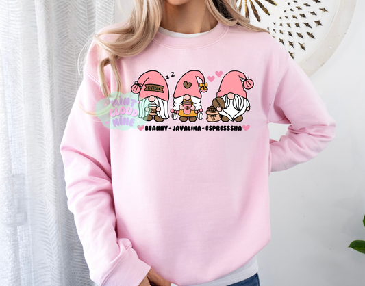 CREWNECK - COFFEE GNOME SISTERS