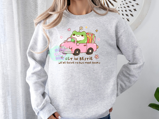 CREWNECK - BOOKISH FROG