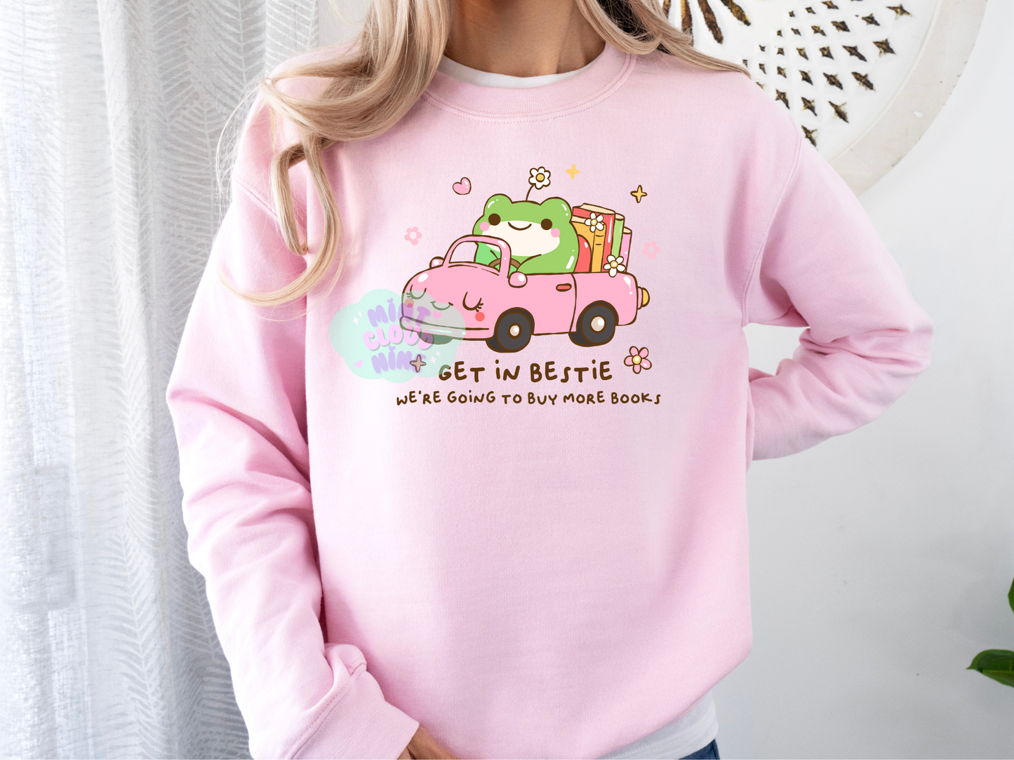 CREWNECK - BOOKISH FROG