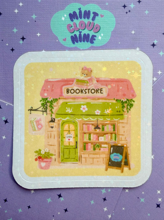 EASY PEEL STICKER - BOOKISH BEAR BOOKSTORE