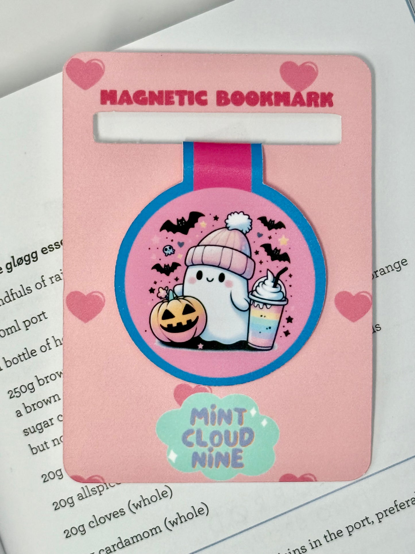 MAGNETIC BOOKMARK - BOO ON MILKSHAKE RUN