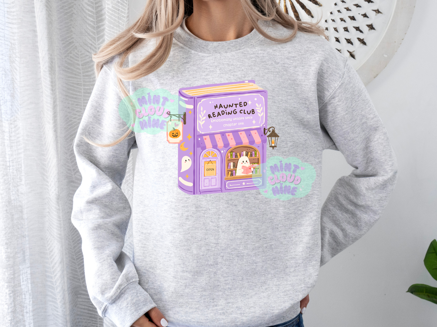 CREWNECK - HAUNTED READING CLUB (LE)