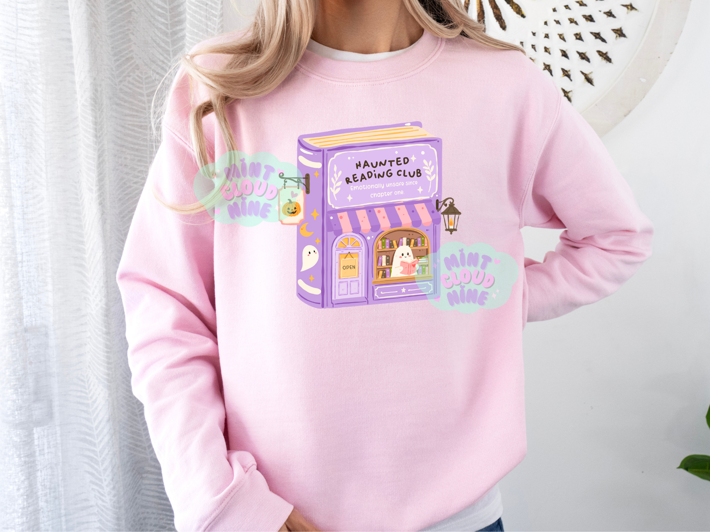 CREWNECK - HAUNTED READING CLUB (LE)