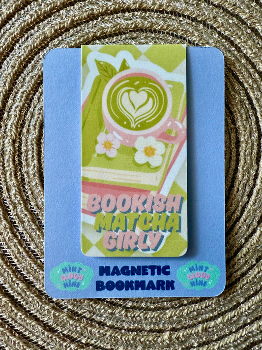 EVEN MAGNETIC BOOKMARK - BOOKISH MATCHA GIRLY
