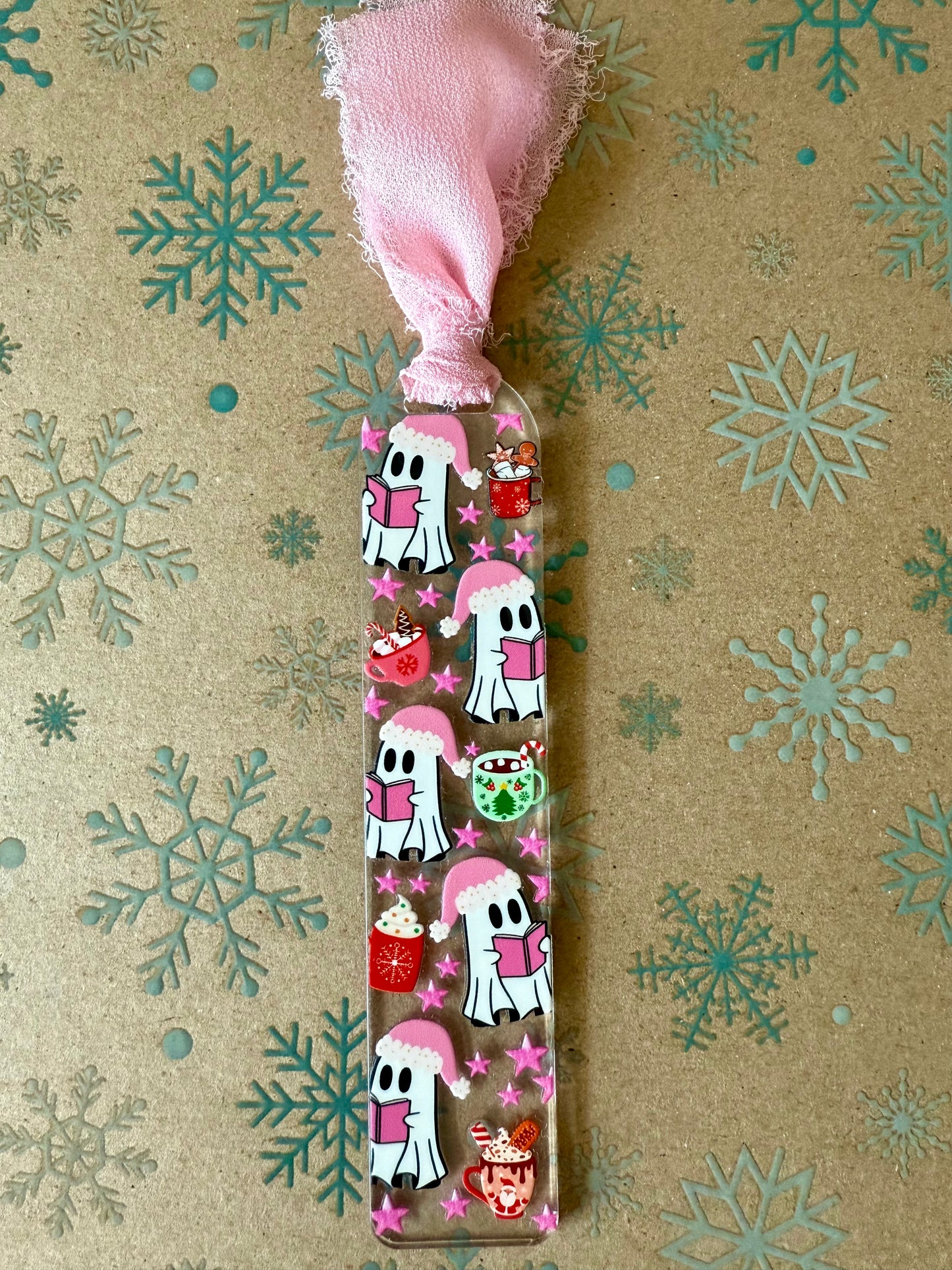 ACRYLIC BOOKMARK - BOOKISH HOT COCOA BOO