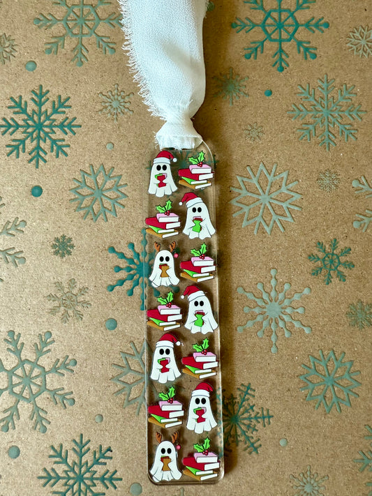 ACRYLIC BOOKMARK - BOOKISH HOLIDAY BOO