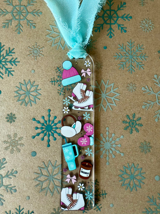 ACRYLIC BOOKMARK - LOVE ICE SKATING