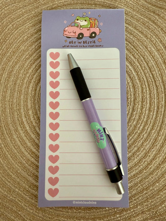 NOTEPAD - BOOKISH FROG