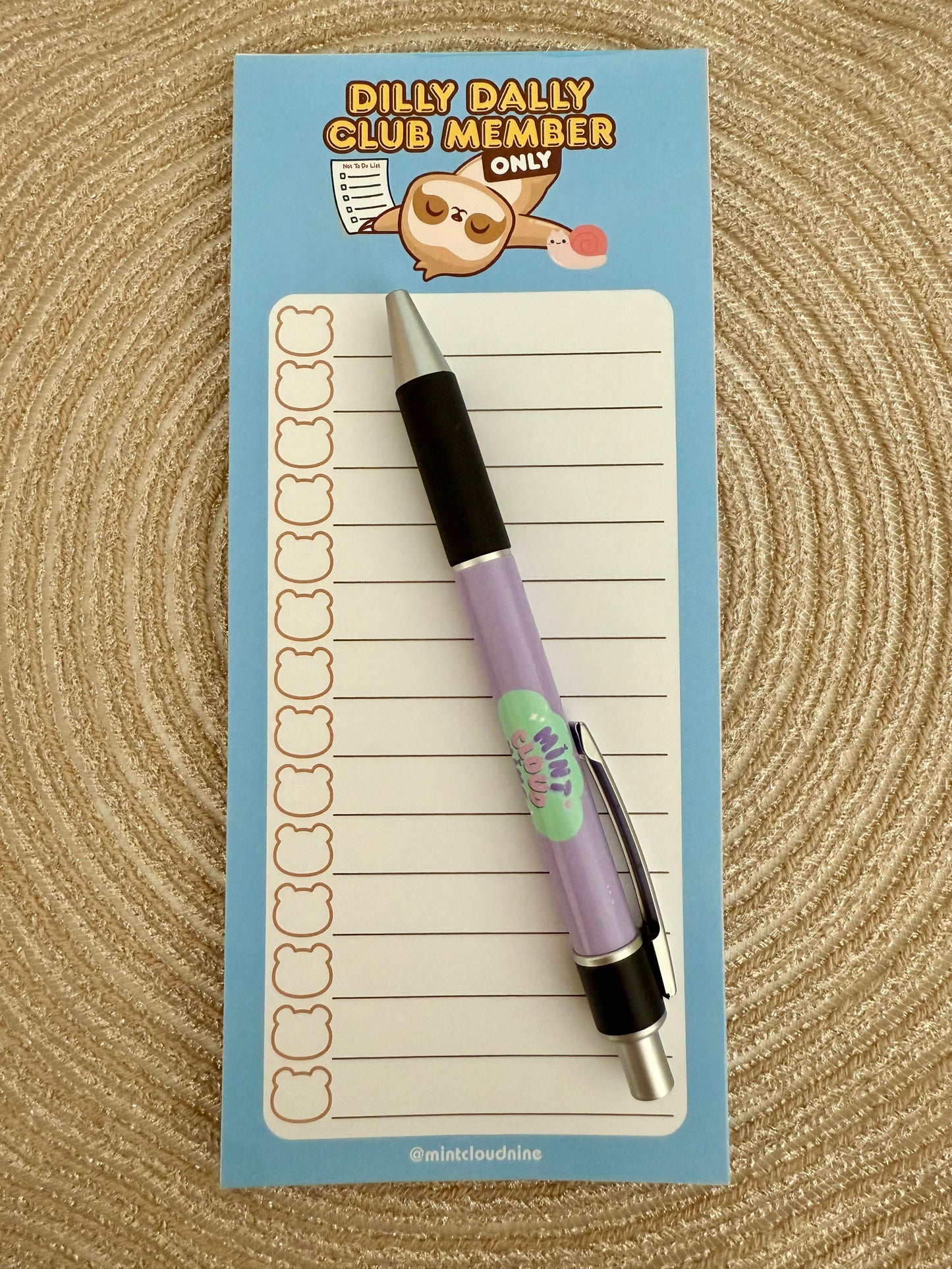 NOTEPAD - DILLY DALLY CLUB