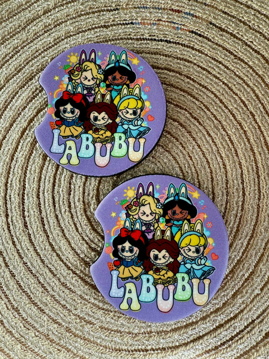 CAR COASTER SET - LABUBU PRINCESS