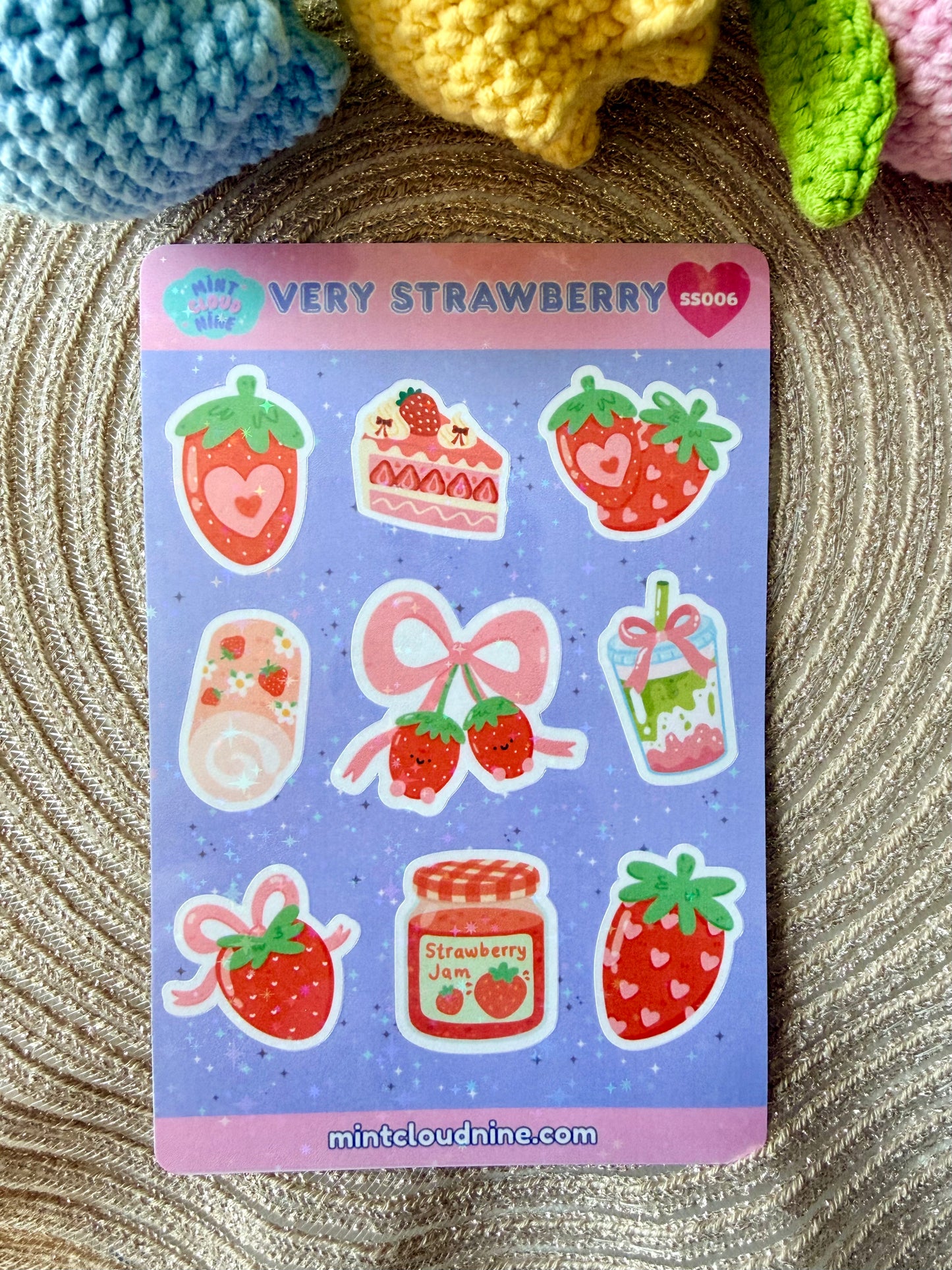 STICKER SHEET 006 - VERY STRAWBERRY