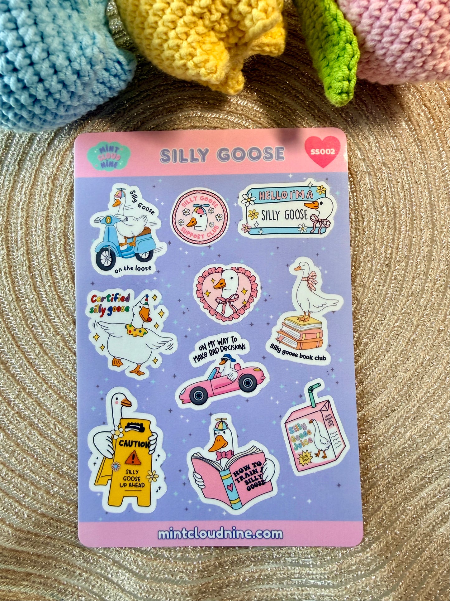 STICKER SHEET 002 - SILLY GOOSE