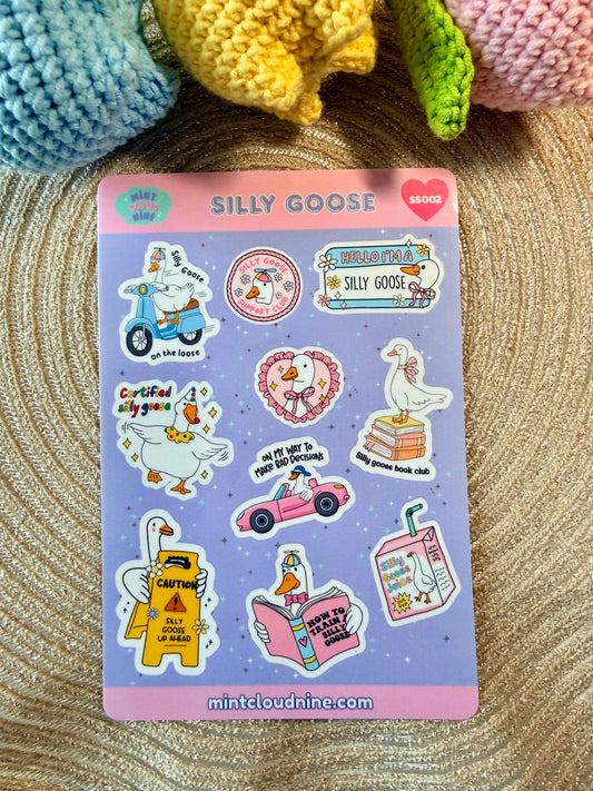 STICKER SHEET 002 - SILLY GOOSE