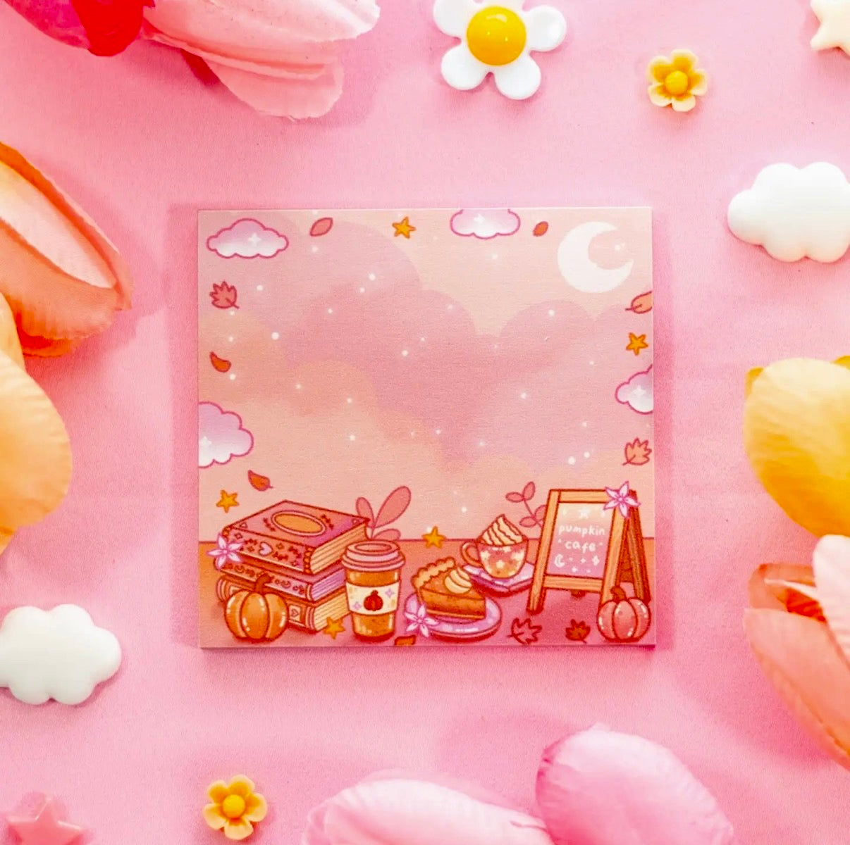 STICKY NOTES - CAFE PUMPKIN